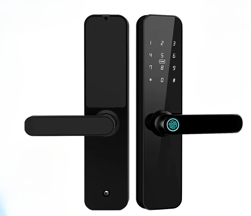 Smart Lock Zigbee Gateway - F7 Tuya wifi電子デジタルドアロック 指紋認証電気ドアロック Zigbee Ttlock