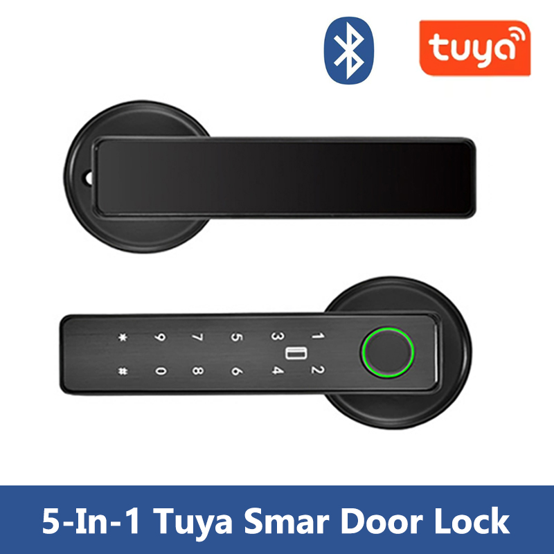 Smart Door Lock Tuya App - Tuya スマートドアロック 指紋ロック リモートコントロールアプリロック解除サポート パスワード IC
