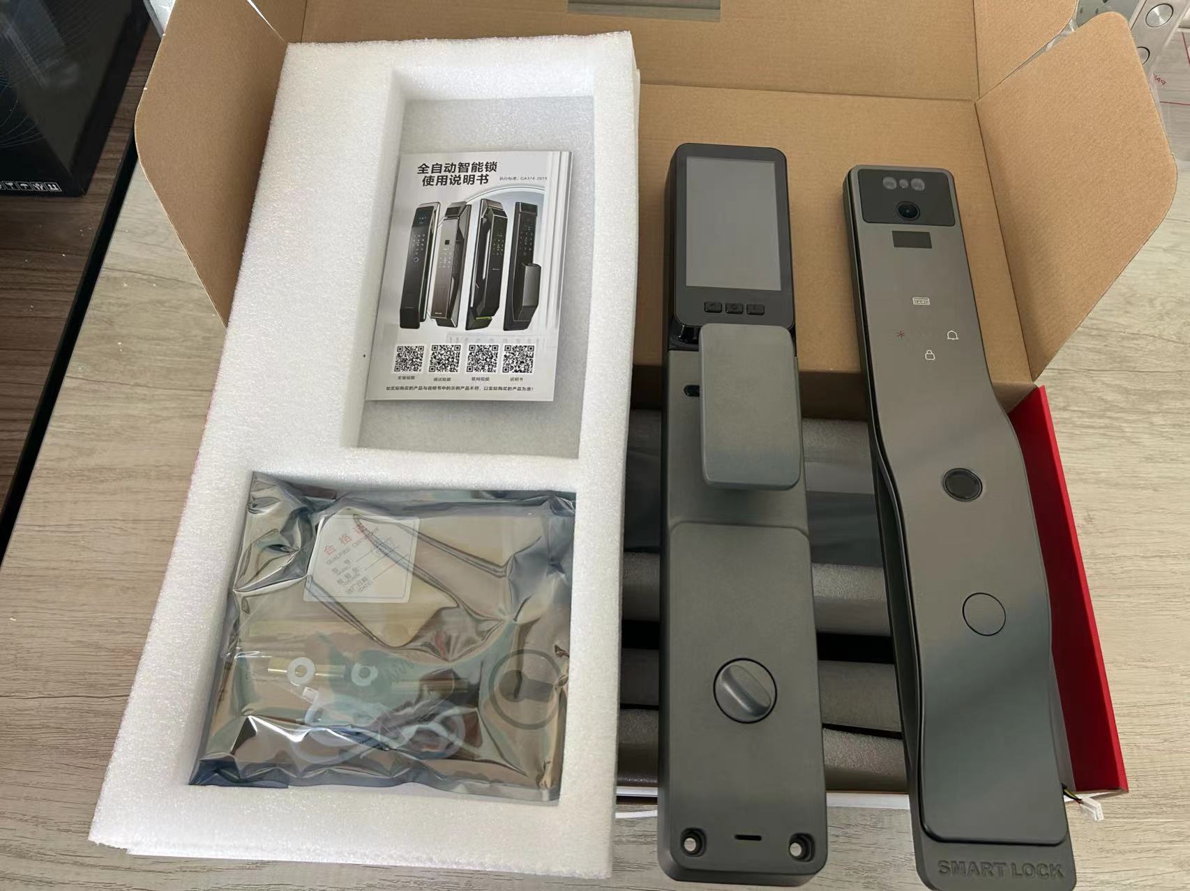 顔認証指紋スマートセキュリティドアロックTuyaアプリWif - Face Recognition Door Lock のレビューと価格