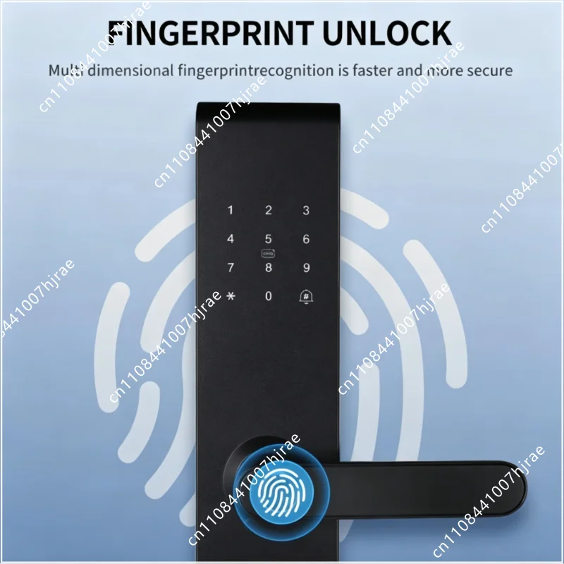 Tuya Wi-Fi対応スマート電子ドアロック。生体認証指紋 - Smart Door Lock Fingerprint Wifi のレビューと価格