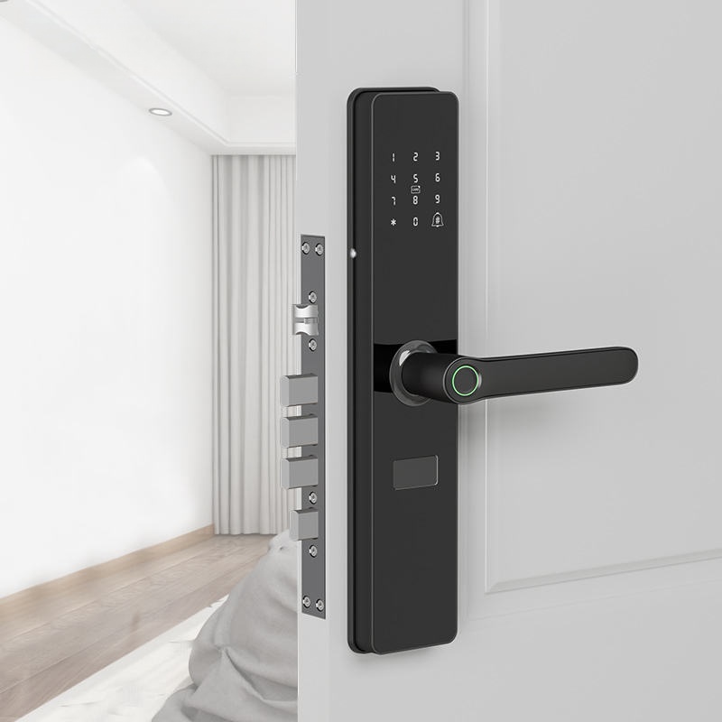 盗難防止スマートドアロック TTLock Bluetooth - Fingerprint Padlock Weatherproof のレビューと価格