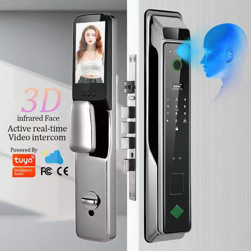 屋外デジタルWiFiスマートロック ドアパスワードリムスマー - Smart Rim Lock Wifi Fingerprint のレビューと価格