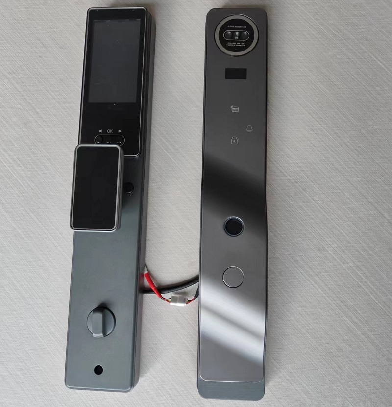 3D顔認証Wi-Fi対応Tuyaスマートロック、ビジュアルカ - Smart Door Lock 3D Face Palm Vein のレビューと価格