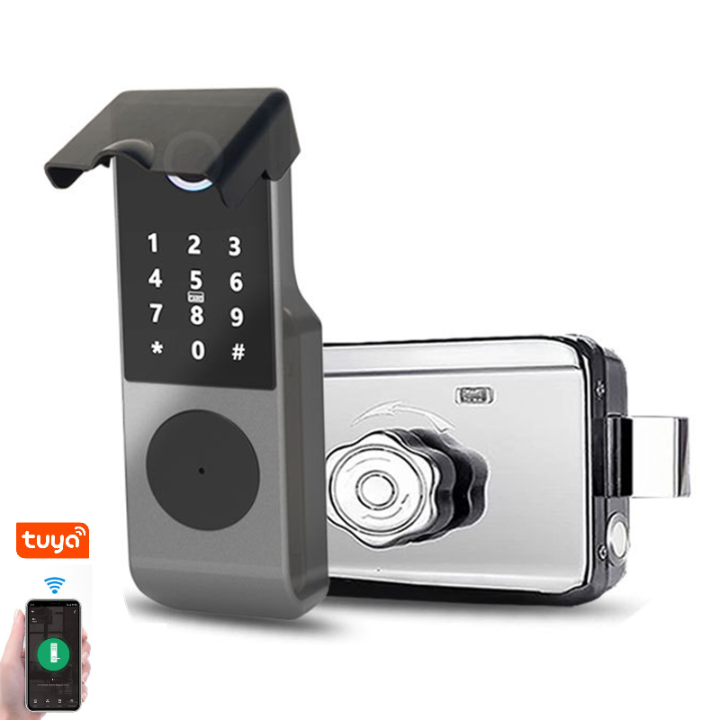 エンリケ・トゥヤ 防水屋外ゲートIP65スマートリムロック  - Smart Rim Lock Wifi Fingerprint のレビューと価格