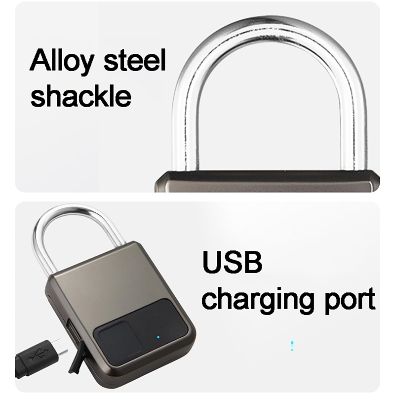 Tuya スマート南京錠 20 番号指紋ロック盗難防止 US - Smart Door Lock Tuya App のレビューと価格