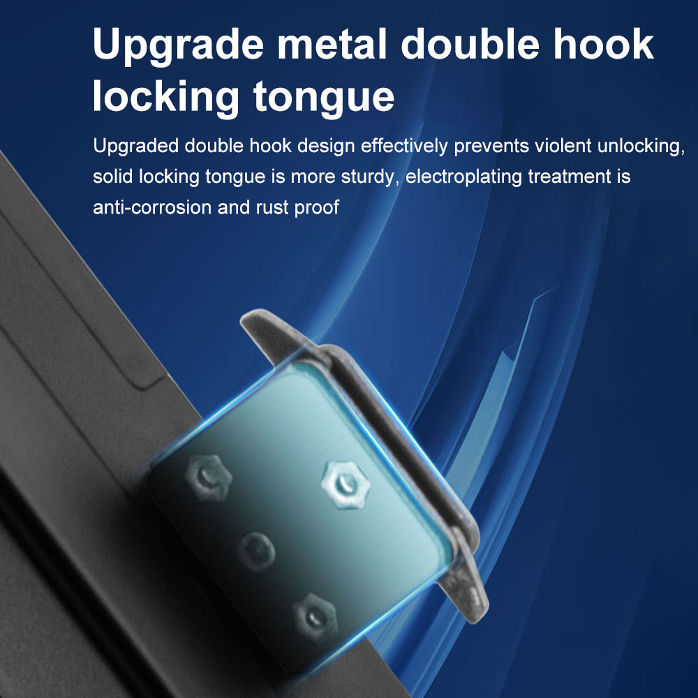 インテリジェントロックガラスドア パスワード指紋認証 バイオ - Fingerprint Padlock Weatherproof のレビューと価格