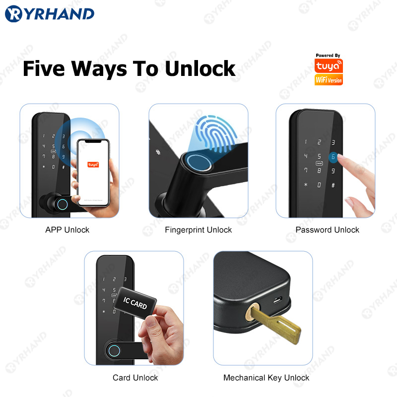 Fechadura-デジタル指紋スキャナー,WiFi付きF7 - Smart Lock Zigbee Gateway のレビューと価格