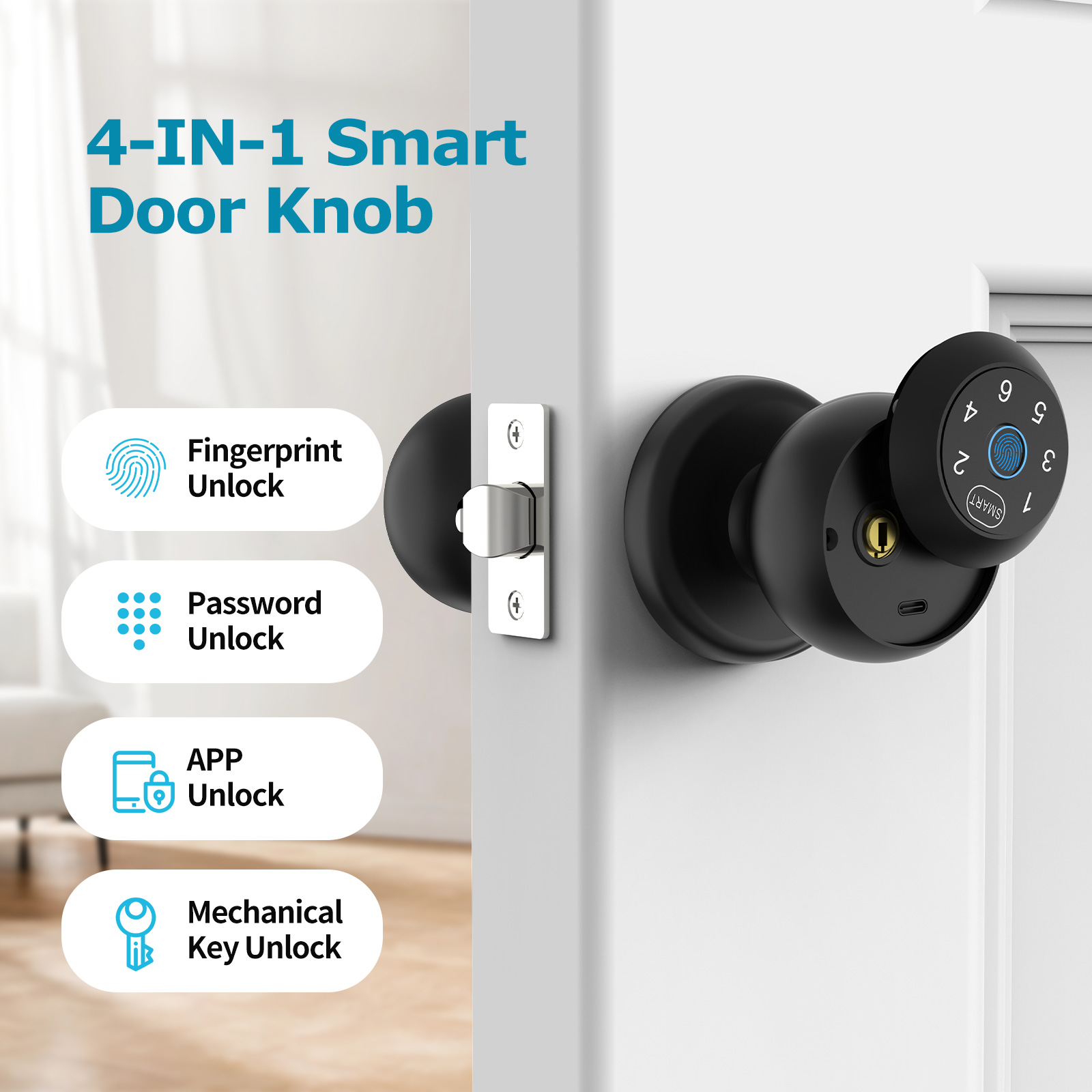 Viladepot スマートロック指紋ドアロックアプリ制御  - Fingerprint Padlock Weatherproof のレビューと価格