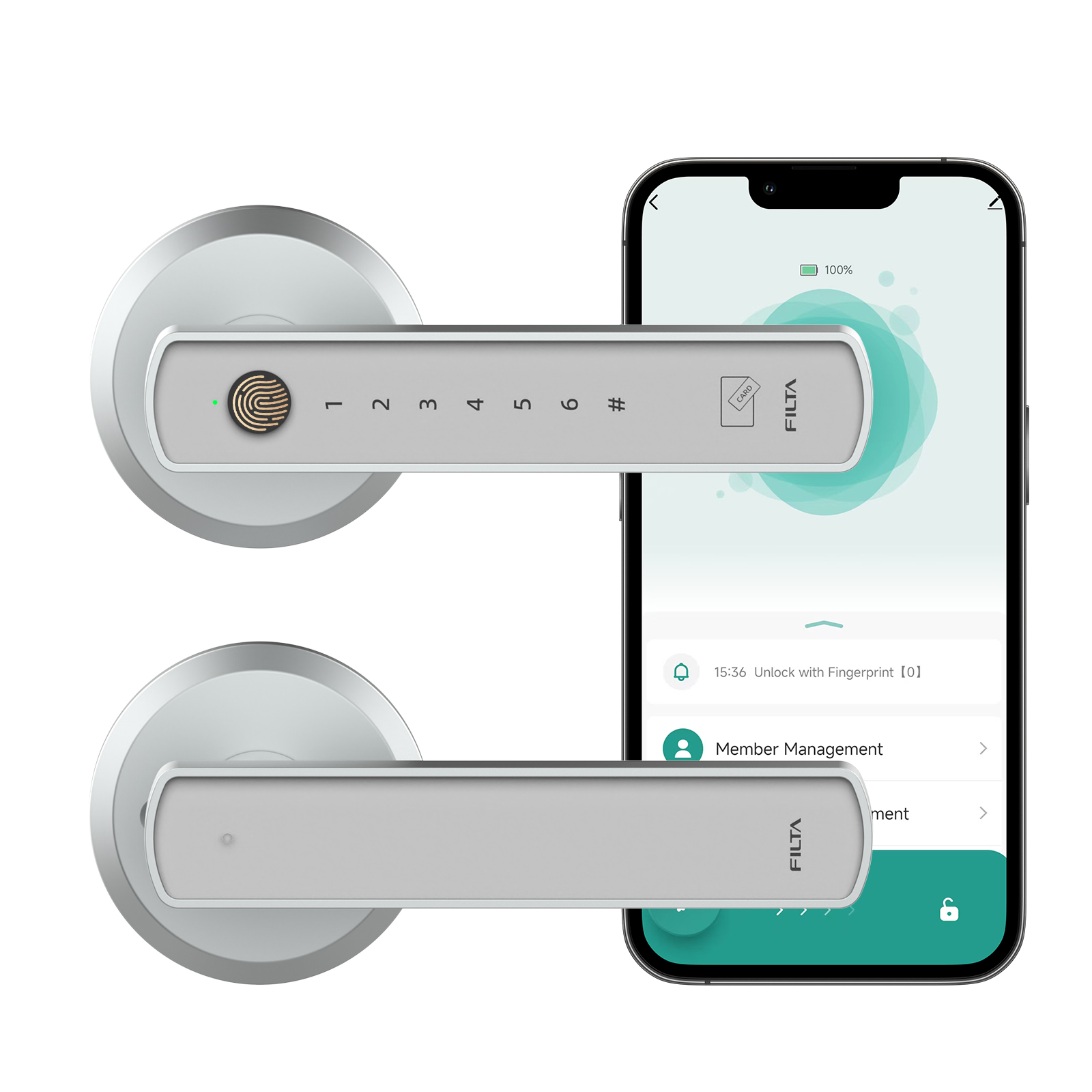Viladepot スマートロック 指紋認証、パスコード、カ - Fingerprint Padlock Weatherproof のレビューと価格