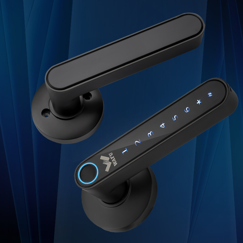 Wafu-tuyaスマート指紋ドアロック、亜鉛合金、内蔵リチ - Smart Lock Deadbolt Keypad Bluetooth のレビューと価格