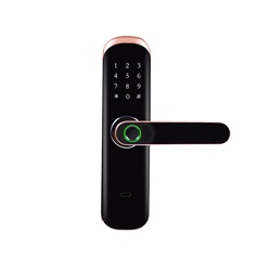 Wi-Fi対応の指紋認証ロック、タッチスクリーン式生体認証デ - Digital Door Lock Fingerprint Handle のレビューと価格