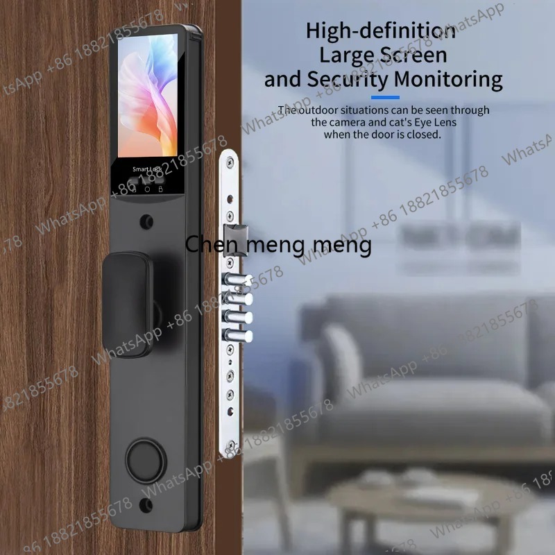 3D顔認証リアルタイムインターホン付きスマートドアロック、掌 - Smart Door Lock With Camera Intercom のレビューと価格