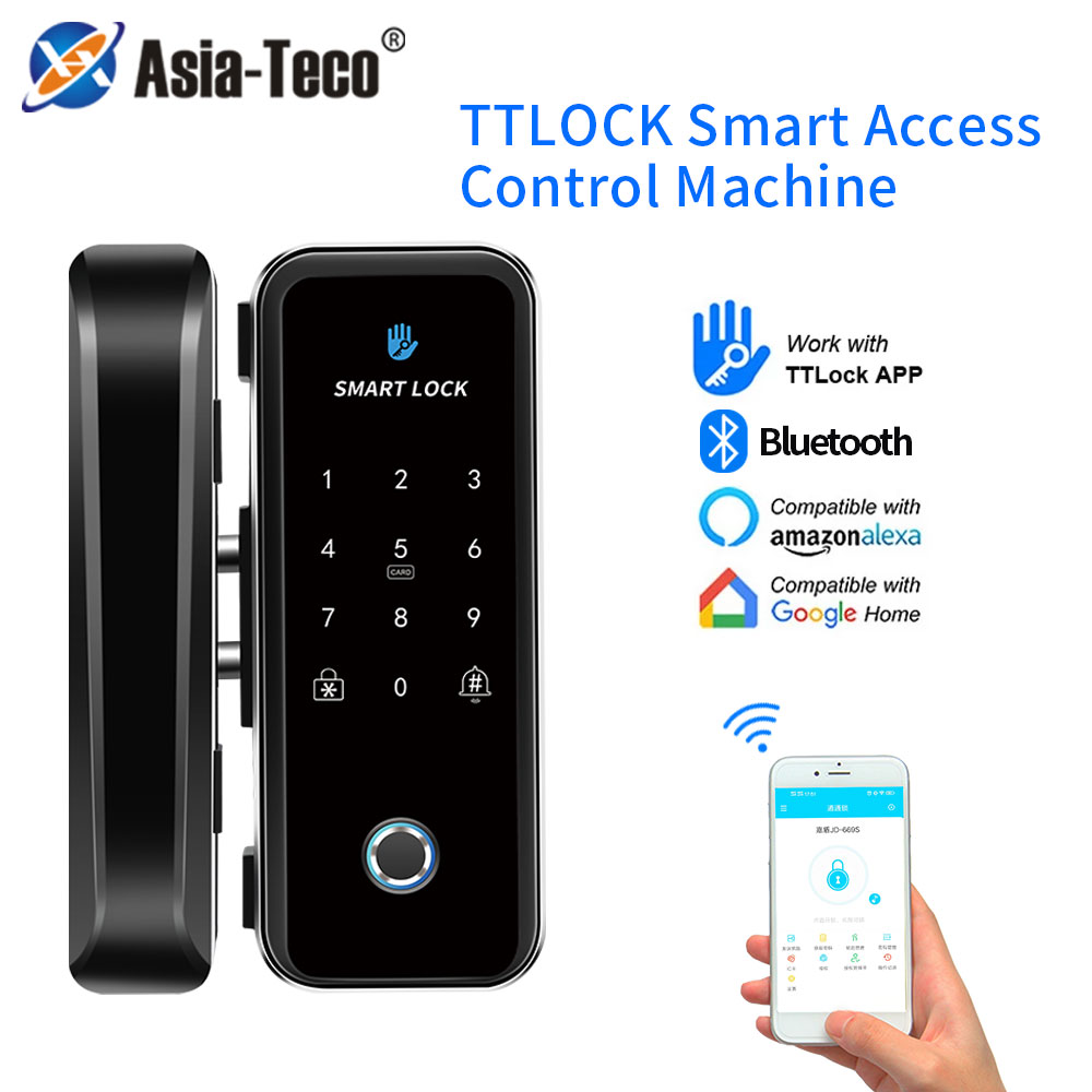 スマートロック Bluetooth Tuya/TT アプリ制 - Smart Lock For Sliding Door のレビューと価格
