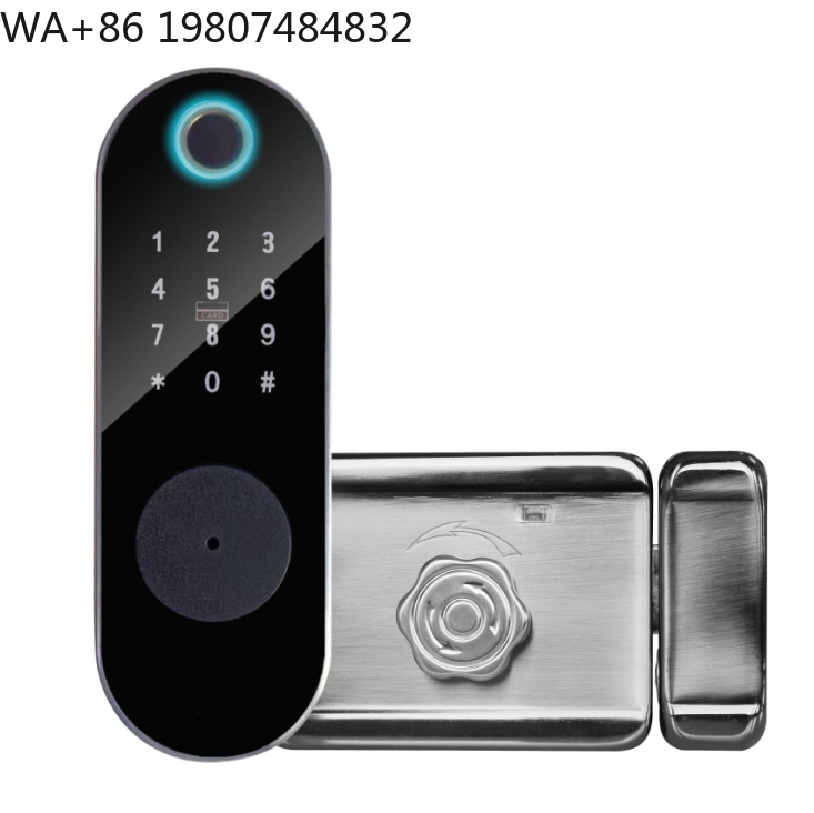 サウジアラビアの人気WiFiスマートゲートリムロックタッチキ - Smart Rim Lock Wifi Fingerprint のレビューと価格