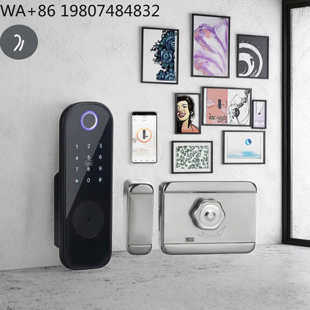 サウジアラビアの人気WiFiスマートゲートリムロックタッチキ - Smart Rim Lock Wifi Fingerprint のレビューと価格
