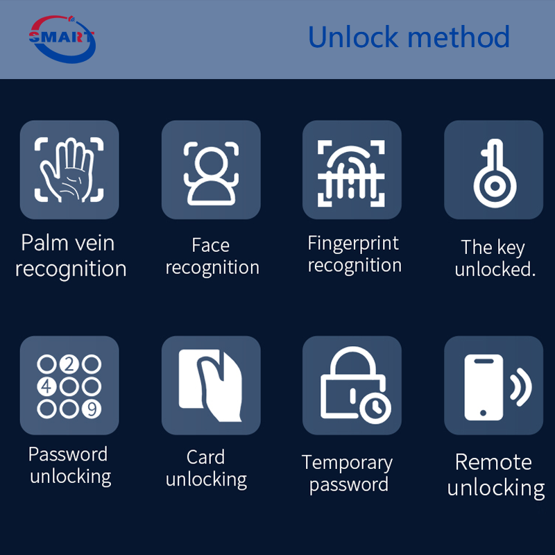 3D顔認証電子スマートドアロック、掌紋パスワード指紋認証付き - Smart Door Lock 3D Face Palm Vein のレビューと価格