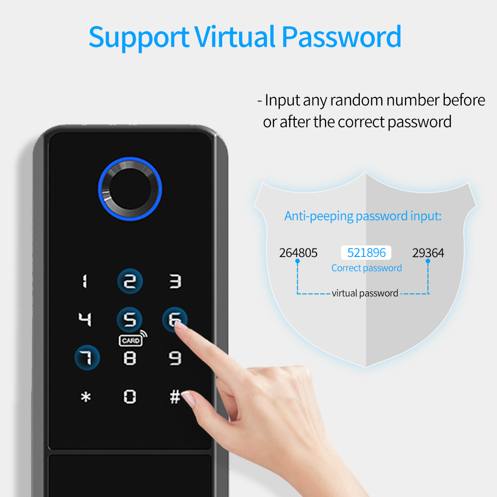 IP65 防水 TTLock 指紋スマートドアロック屋外ゲー - Smart Lock Deadbolt Keypad Bluetooth のレビューと価格