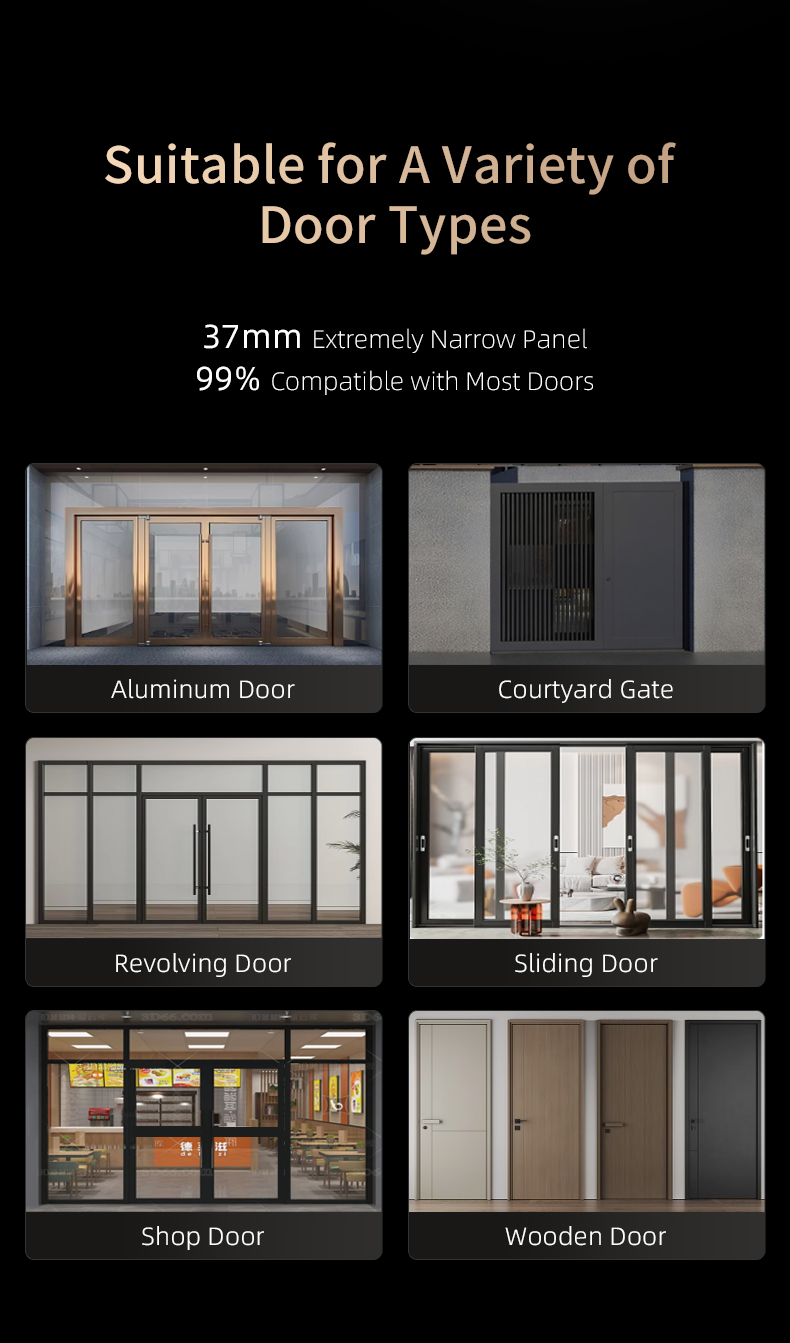 Tuya WiFi 電子スマートドアロック 3D顔認証 手の - Smart Door Lock 3D Face Palm Vein のレビューと価格