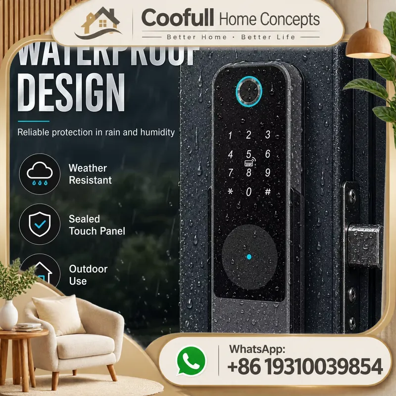 スマートキーレスドアロック WiFi 指紋認証 Tuyaアプ - Smart Rim Lock Wifi Fingerprint のレビューと価格