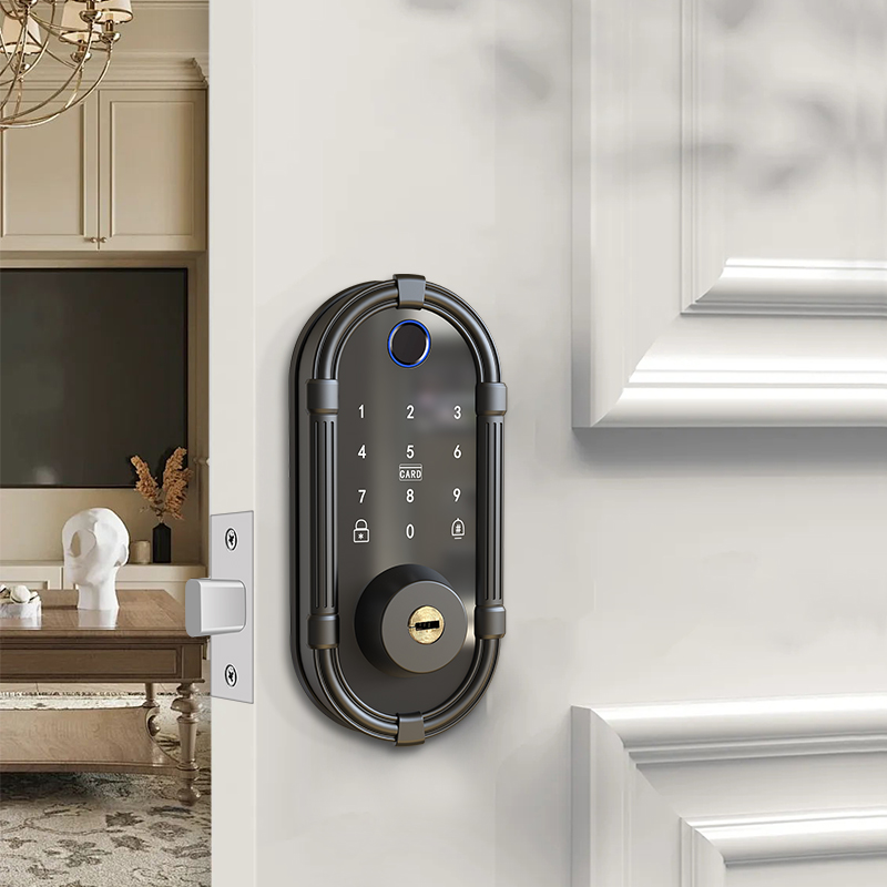 スマートインテリア生体認証指紋ドアノブロックBluetoot - Smart Door Lock Tuya App のレビューと価格