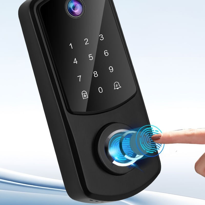 TTLock Bluetooth対応スマート指紋認証式ドアロ - Smart Lock Deadbolt Keypad Bluetooth のレビューと価格