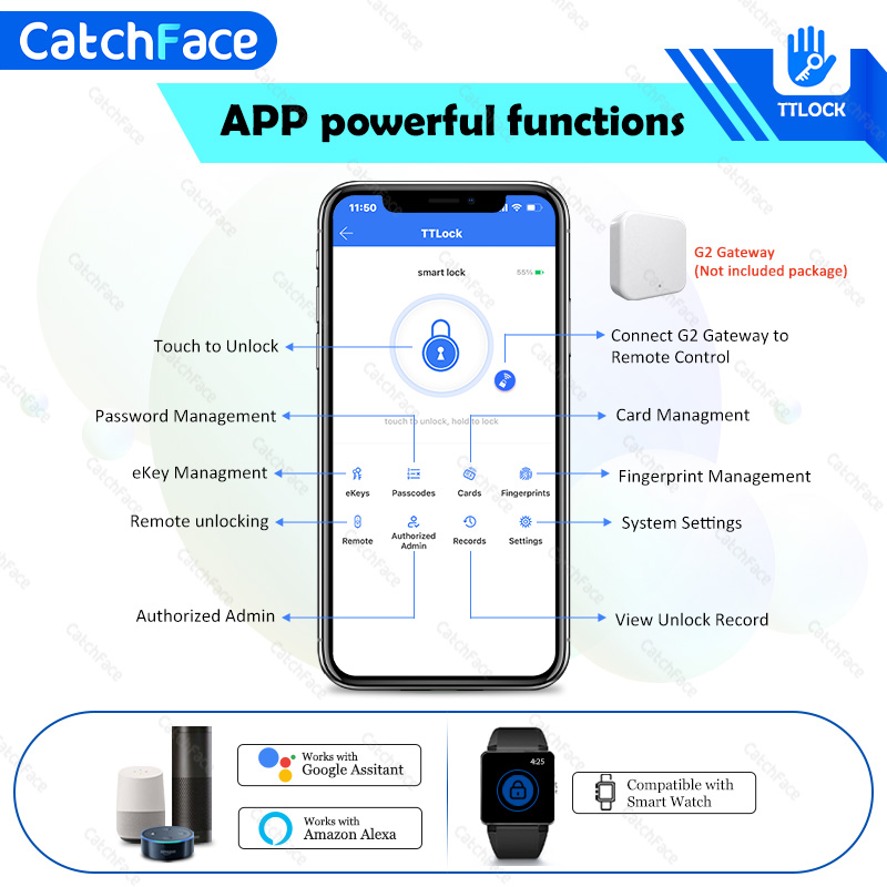 スマートデッドボルト自動ドアロックフラットC,ttlockア - Smart Lock Deadbolt Keypad Bluetooth のレビューと価格