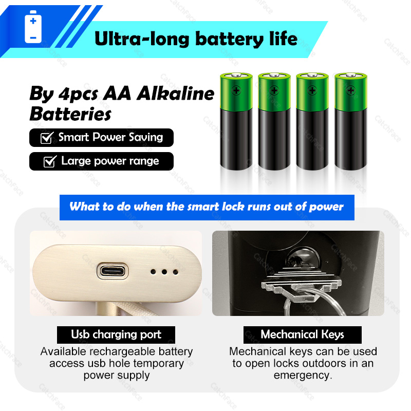 スマートデッドボルト自動ドアロックフラットC,ttlockア - Smart Lock Deadbolt Keypad Bluetooth のレビューと価格