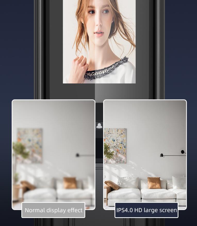 Tuya全自動スマートドアロック、3D顔認証と指紋認証による - Smart Door Lock Fingerprint Wifi のレビューと価格