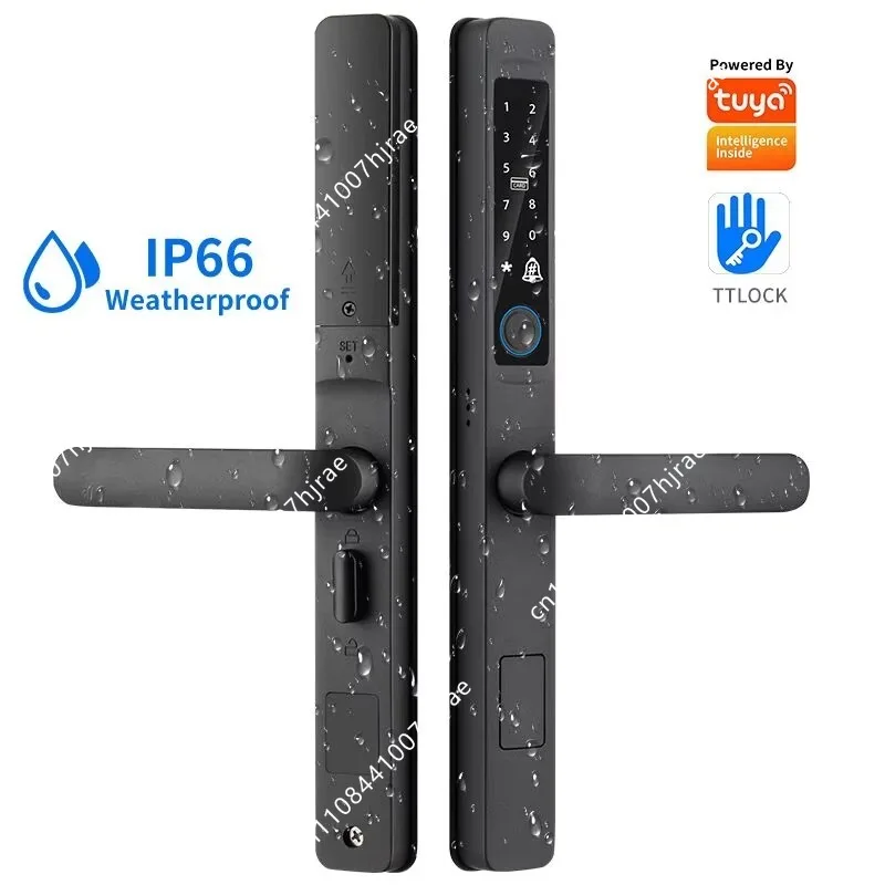 防水アルミニウム製スライド式スマートドアロック。指紋認証によ - Smart Lock For Sliding Door のレビューと価格