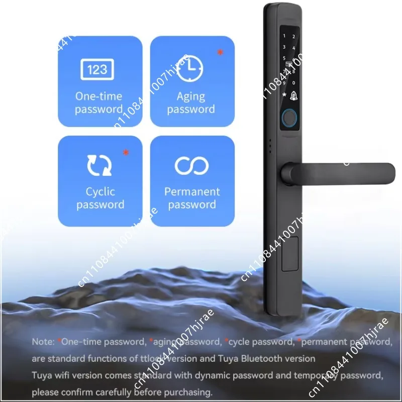防水アルミニウム製スライド式スマートドアロック。指紋認証によ - Smart Lock For Sliding Door のレビューと価格