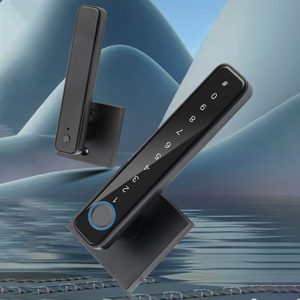 指紋ドアロック デジタル電子錠 パスワード/指紋/鍵選択可能 - Digital Door Lock Fingerprint Handle のレビューと価格