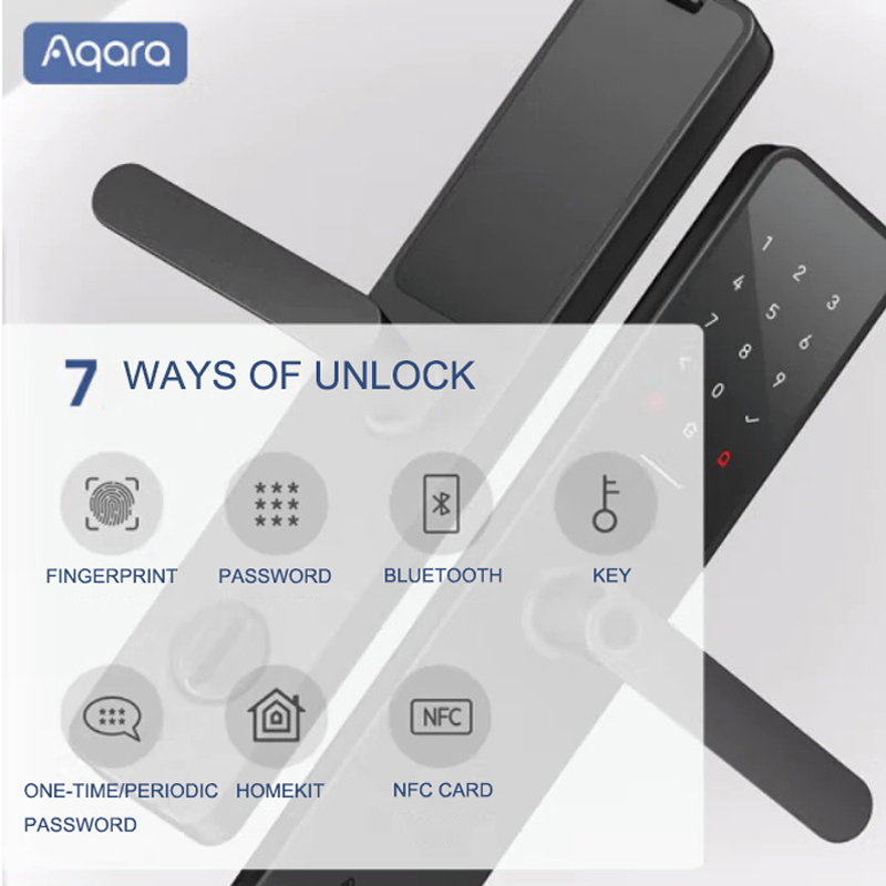 Aqara-スマートドアロック,A100 Pro, Zigb - Smart Lock Zigbee Gateway のレビューと価格