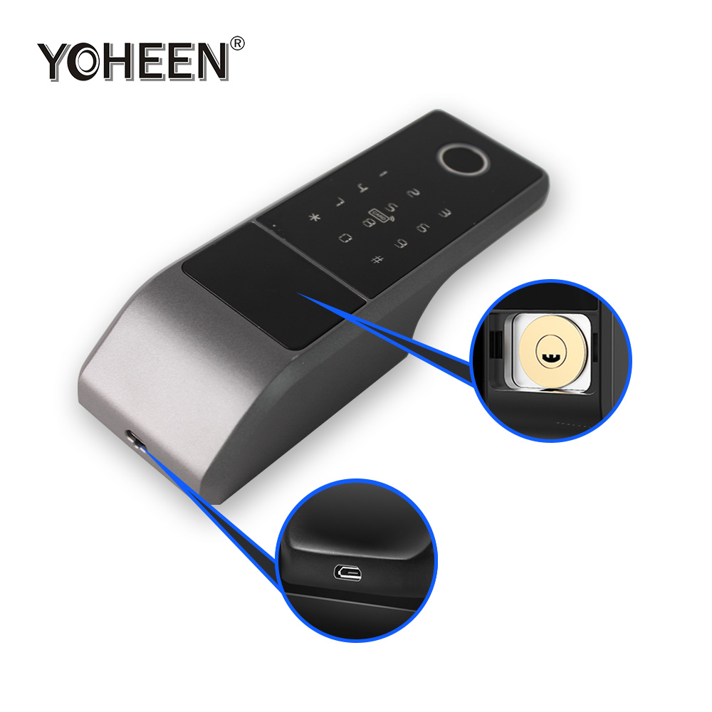 防水Tuyaアプリ対応WiFiロック 両面電子指紋スマートド - Smart Door Lock Tuya App のレビューと価格