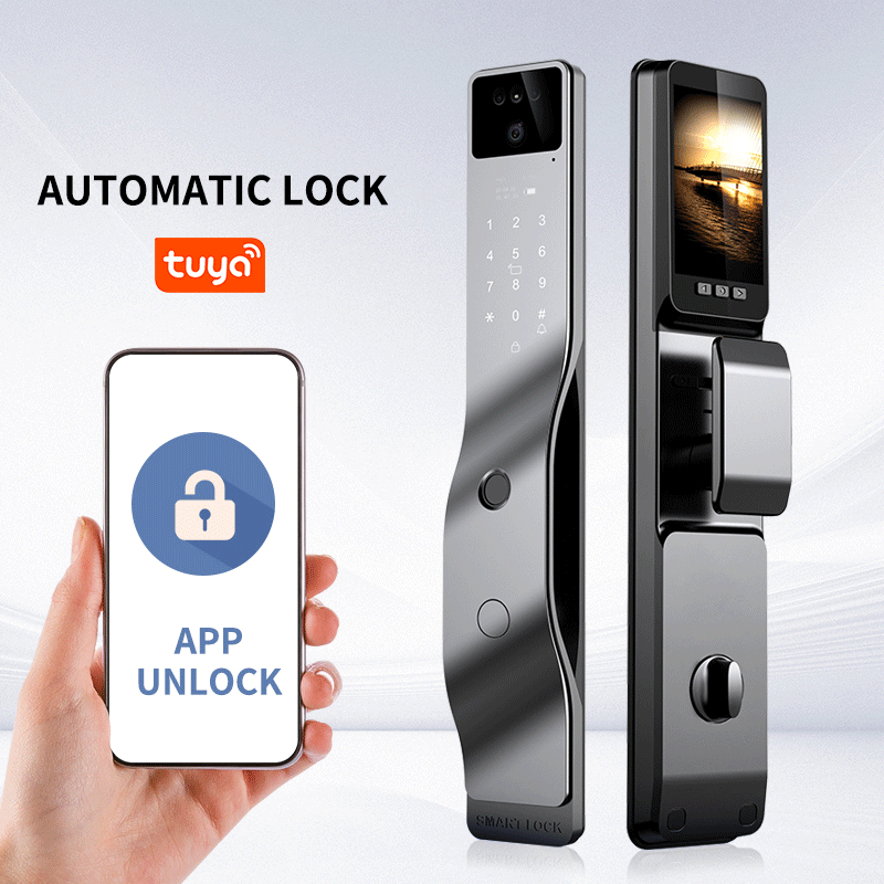 Sinovo製、最新のスマートWi-Fi対応ドアロック。3D - Smart Door Lock With Camera Intercom のレビューと価格