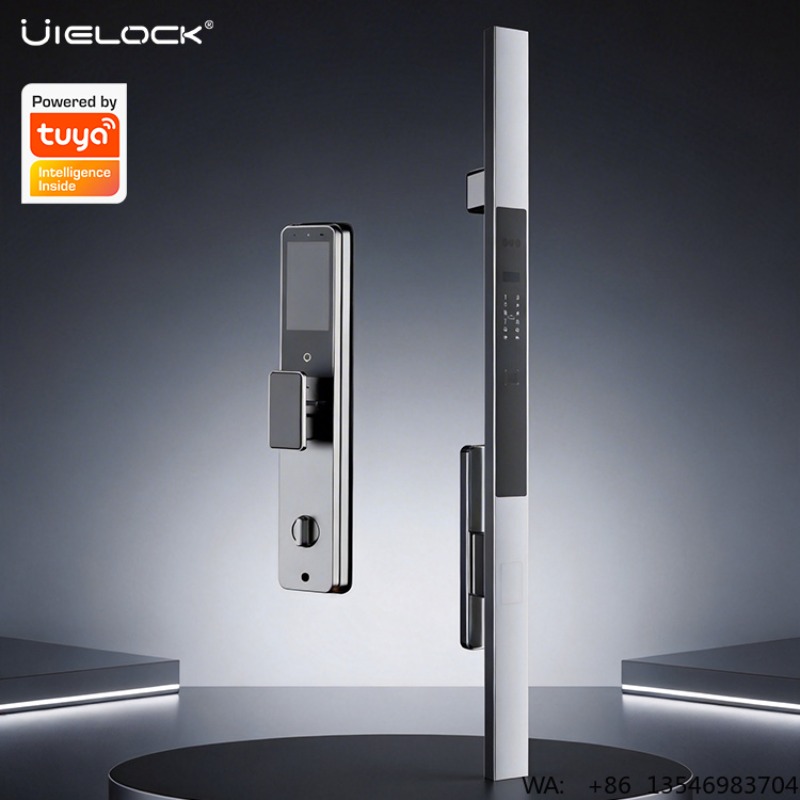 UIELOCK VXF-9 大型ハンドルキーレスエントリーホ - Smart Door Lock 3D Face Palm Vein のレビューと価格