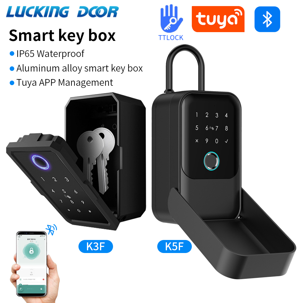 防水鍵セーフボックス,指紋,パスワード収納ロック,盗難防止セ - Fingerprint Padlock Weatherproof のレビューと価格