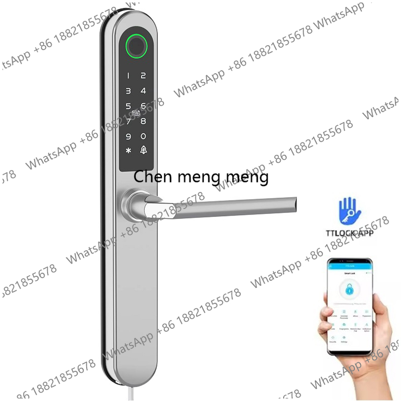 スマートデジタルBluetooth指紋認証ドアロック、シング - Digital Door Lock Fingerprint Handle のレビューと価格