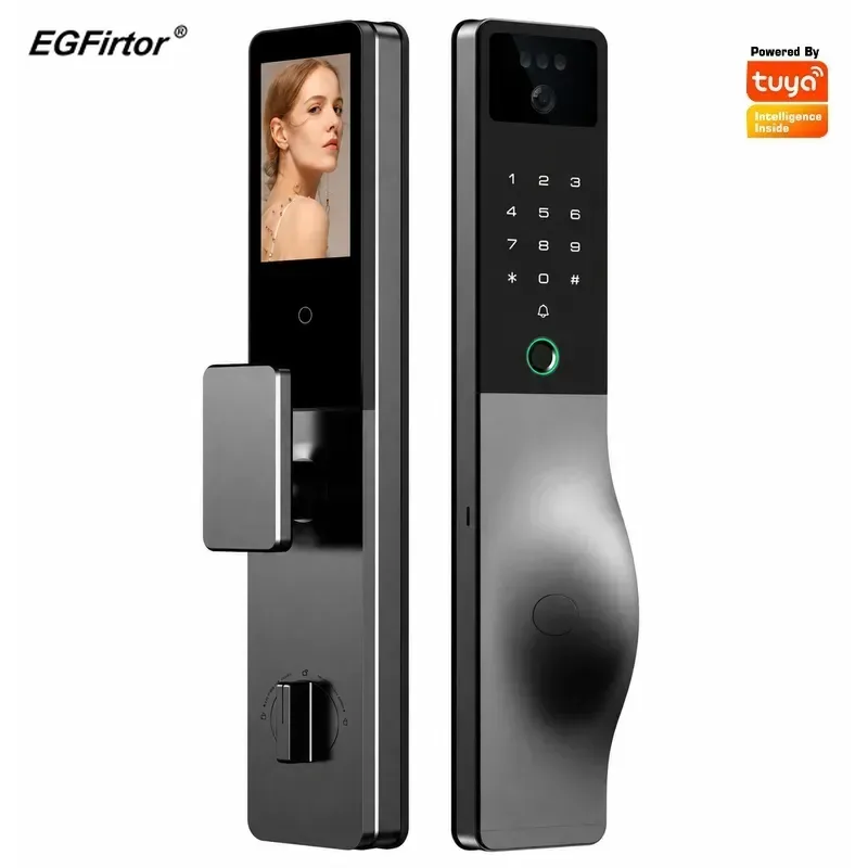 スマートロック、インターホン、パスワード、Tuya対応、リモ - Face Recognition Door Lock のレビューと価格