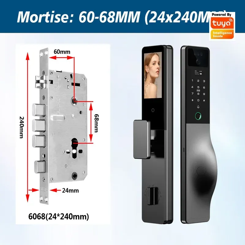 スマートロック、インターホン、パスワード、Tuya対応、リモ - Face Recognition Door Lock のレビューと価格