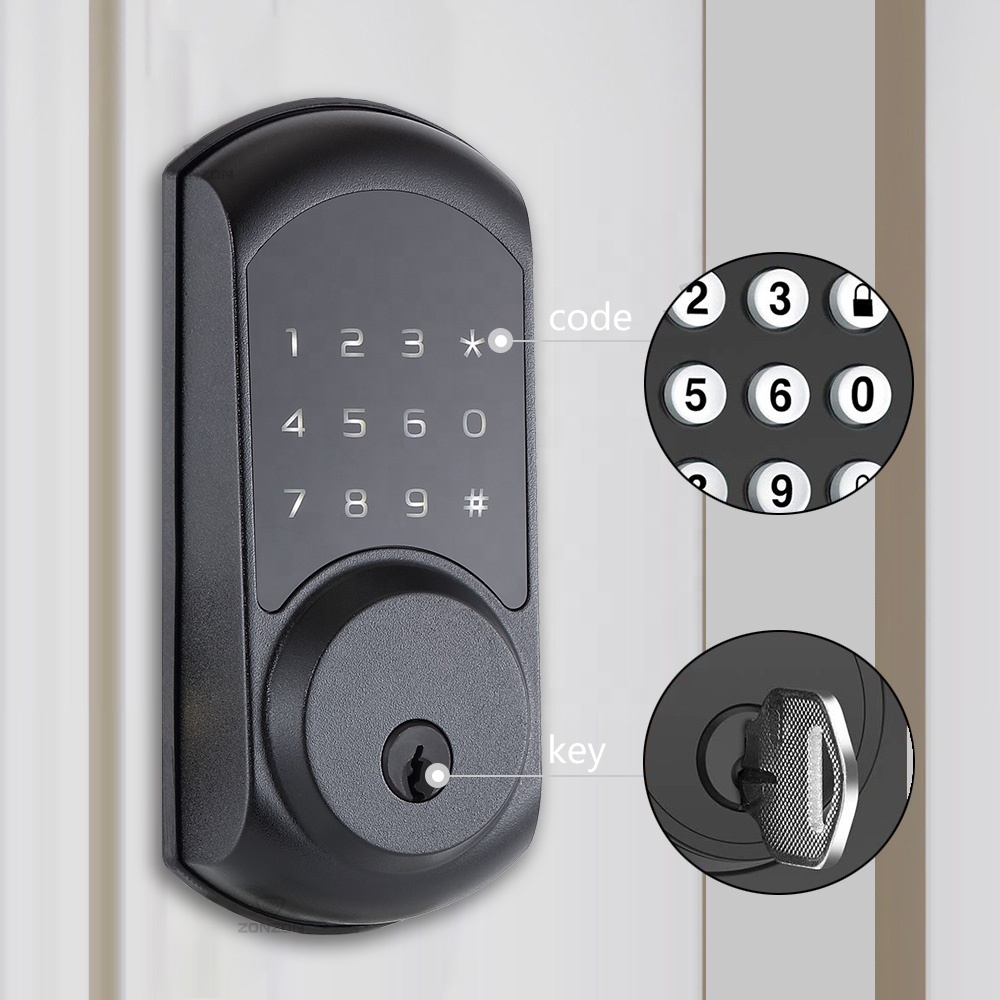 防水ゲートコードホームデジタルロックキーレスホームドアスマー - Smart Door Lock Fingerprint Wifi のレビューと価格