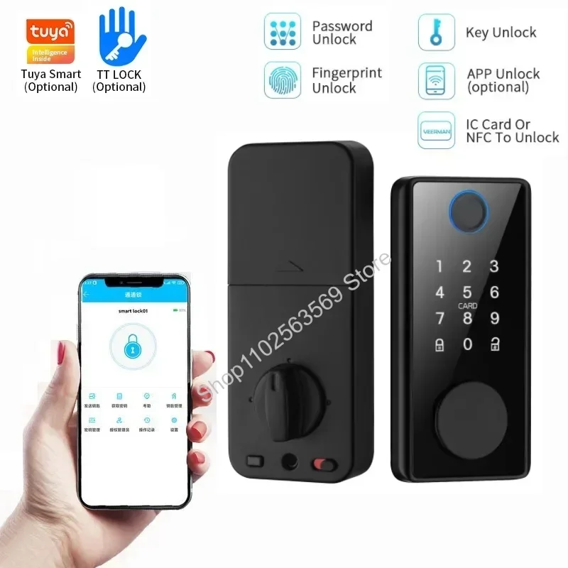 スマートデッドボルトロック,Tuya/ttlock,パスワー - Smart Lock Deadbolt Keypad Bluetooth のレビューと価格