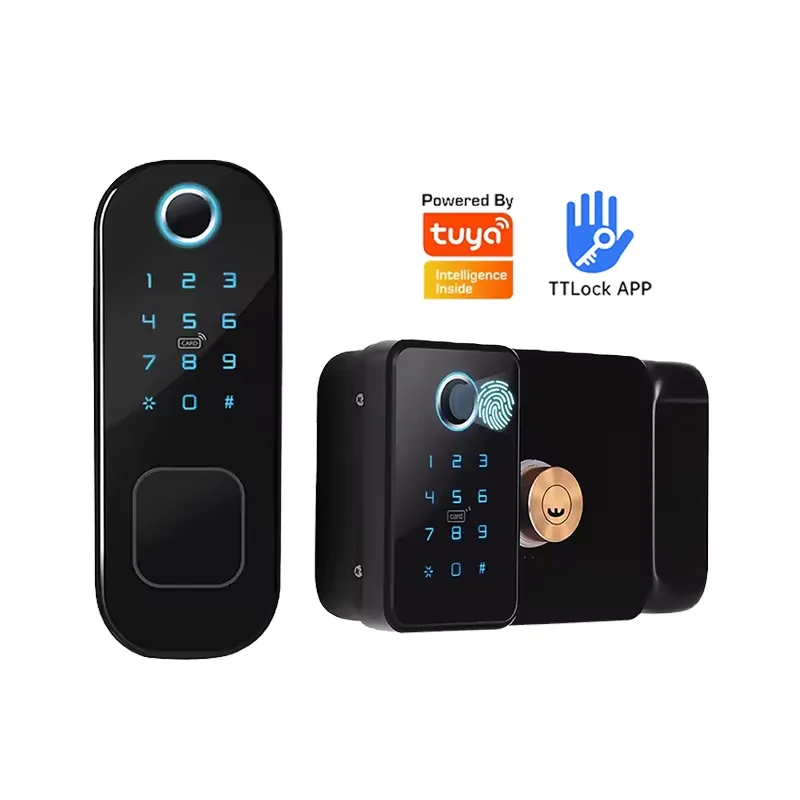 2026年式高品質屋外防水スマートリムロック WIFIアプリ - Smart Rim Lock Wifi Fingerprint のレビューと価格