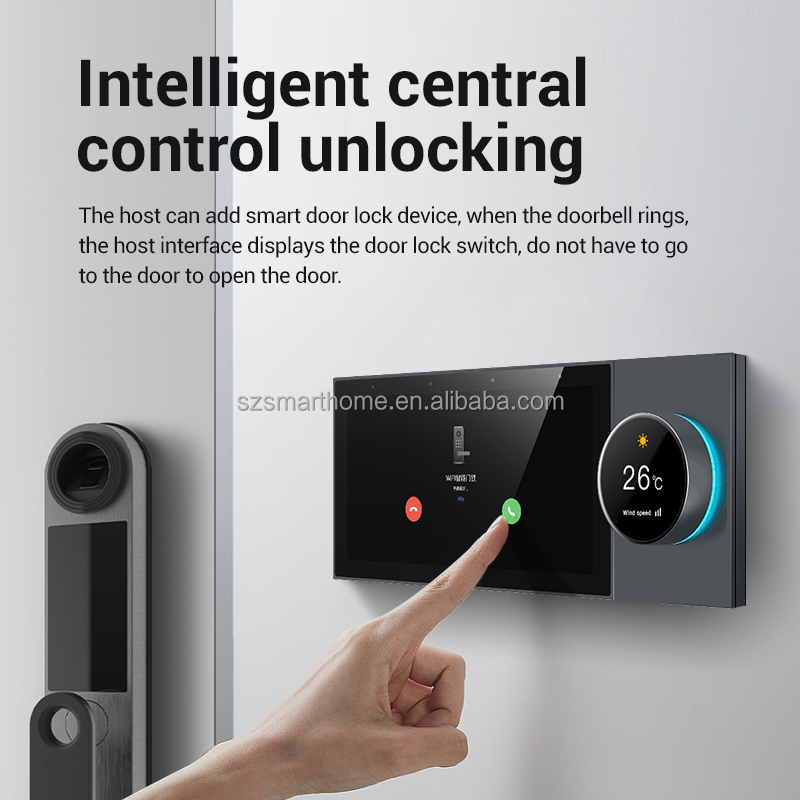 6インチTuyaスマートホーム中央制御パネル、Zigbeeゲ - Smart Lock Zigbee Gateway のレビューと価格