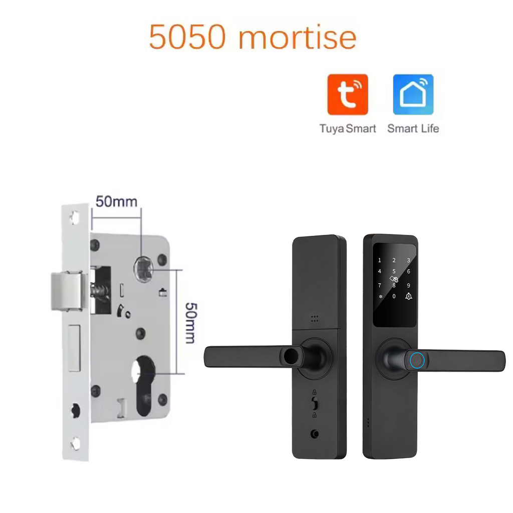 Tuya スマートドアロック 室内パスワード 指紋リモートロ - Smart Door Lock Tuya App のレビューと価格