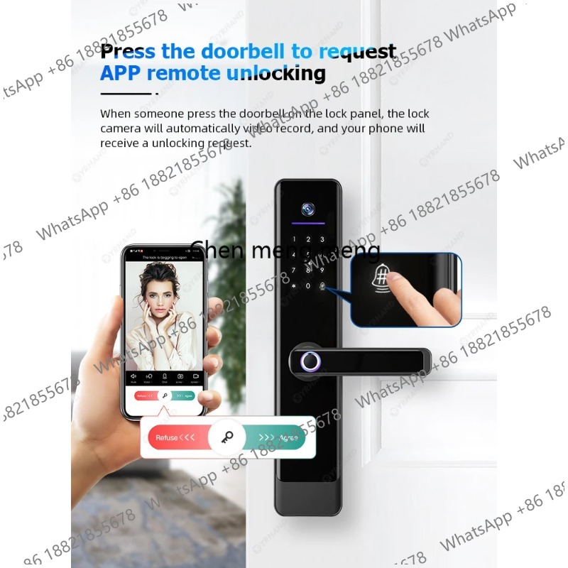 カメラ付きビデオインターホンロックアプリ、リモートロック解除 - Video Door Lock With Camera Peephole のレビューと価格