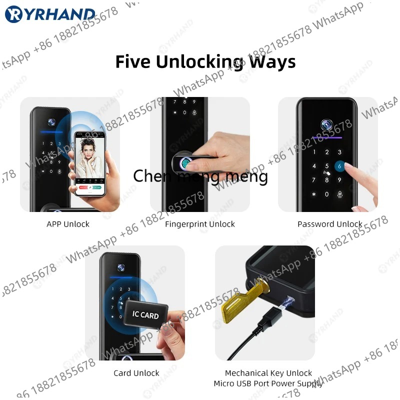 カメラ付きビデオインターホンロックアプリ、リモートロック解除 - Video Door Lock With Camera Peephole のレビューと価格