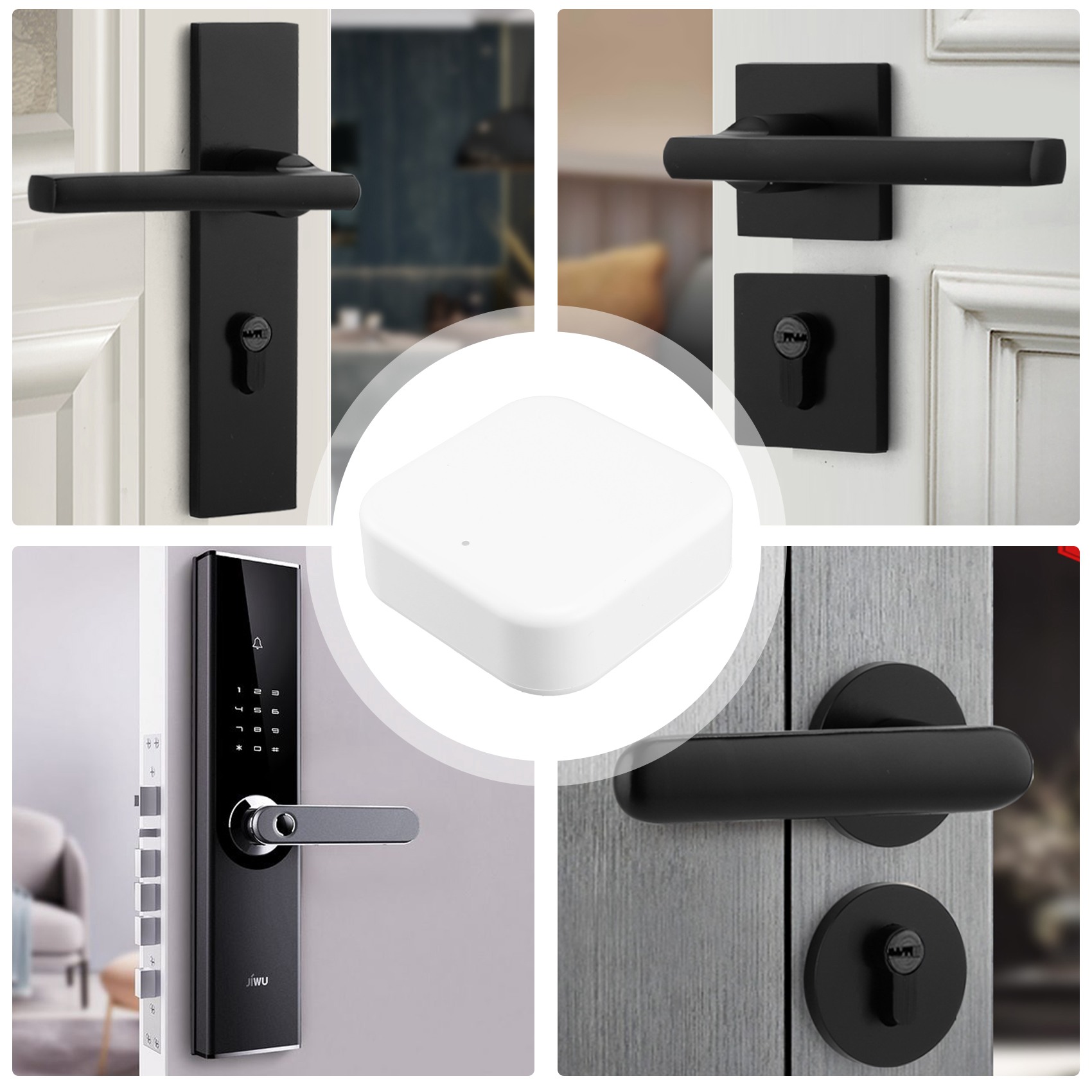 Bluetooth Wifiゲートウェイ 指紋パスワード ス - Smart Door Lock Fingerprint Wifi のレビューと価格