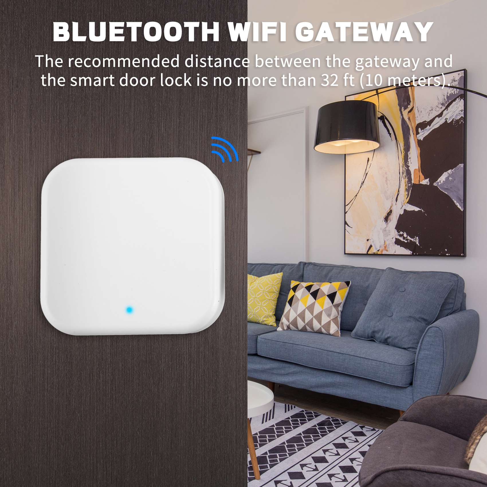 Bluetooth Wifiゲートウェイ 指紋パスワード ス - Smart Door Lock Fingerprint Wifi のレビューと価格
