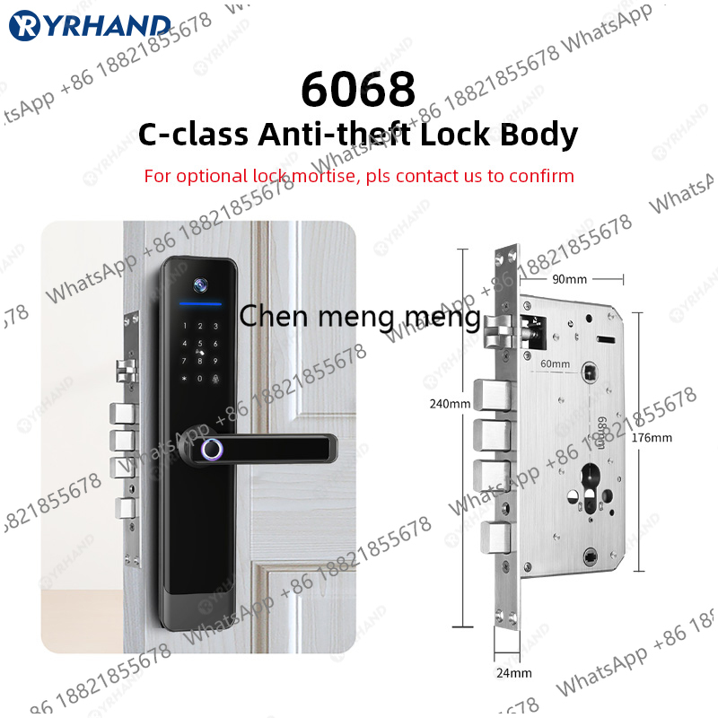 YRHAND Tuya Wifi カメラビデオインターホンロ - Video Door Lock With Camera Peephole のレビューと価格
