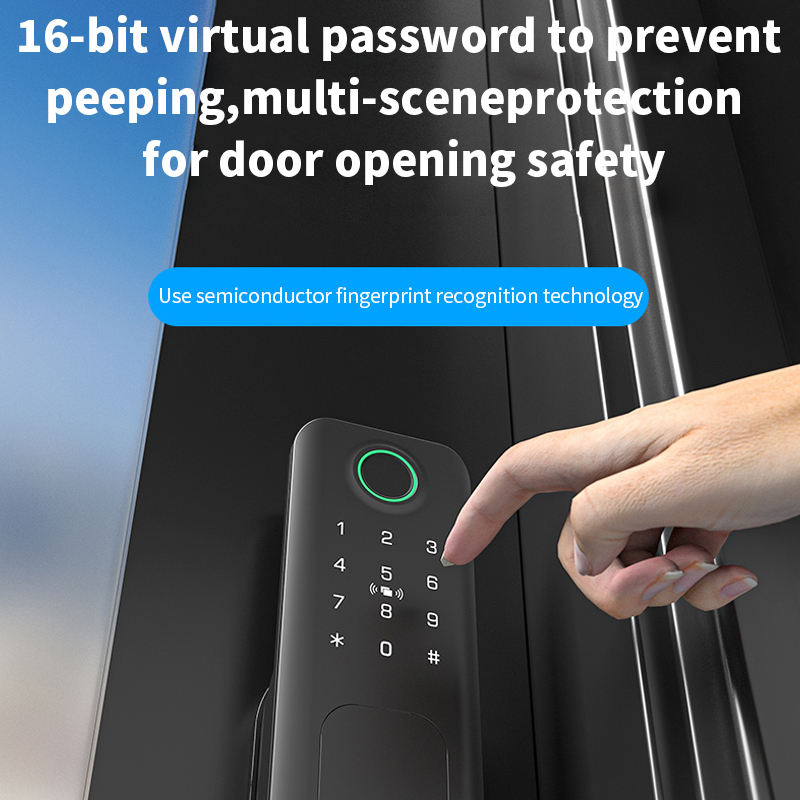 初心者向けTuya TTLock屋外中庭ゲート片面指紋認証リ - Smart Rim Lock Wifi Fingerprint のレビューと価格